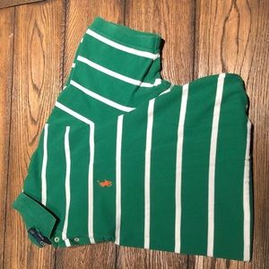 Green and white striped Polo Ralph Lauren